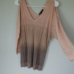 INC International Concepts Cold Shoulder Sweater